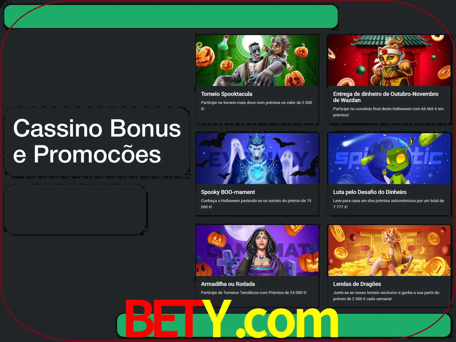 Verifique se há novos bônus de cassino para reivindicar.