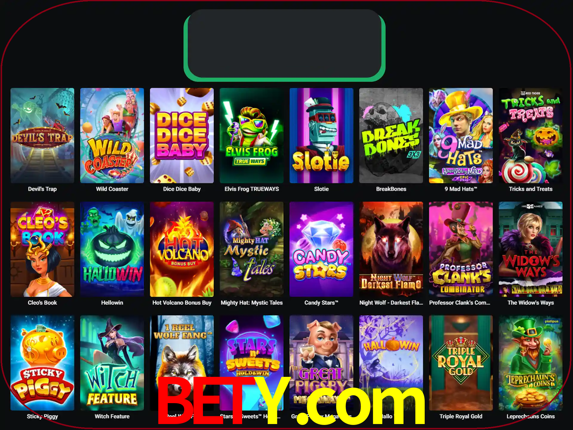 Procure por seus amados jogos de slot.