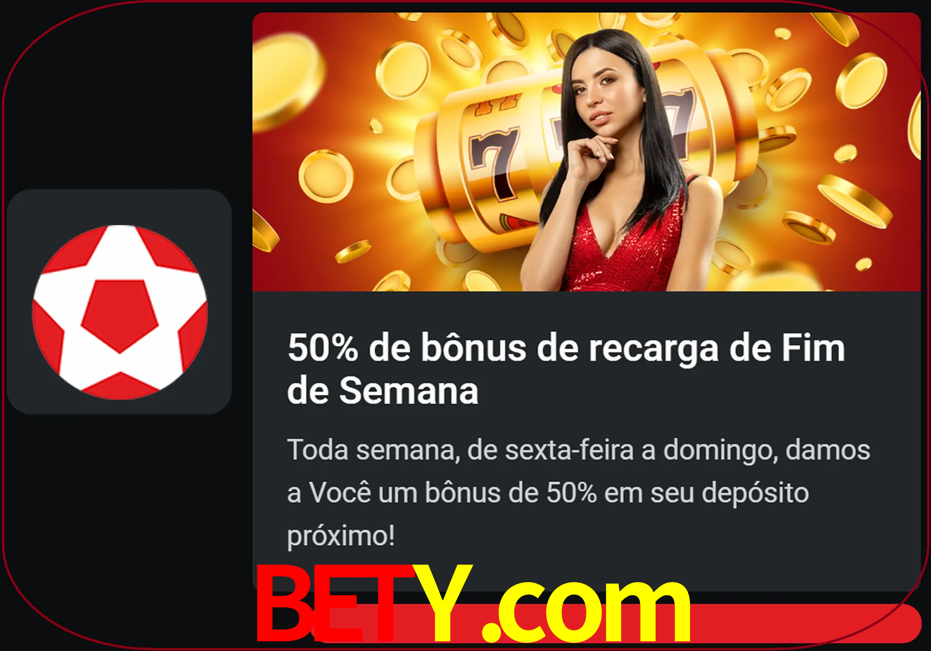 Volte a cada semana para receber novos bônus em dinheiro.
